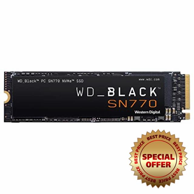WD_BLACK SN770 1TB NVMe M.2 SSD