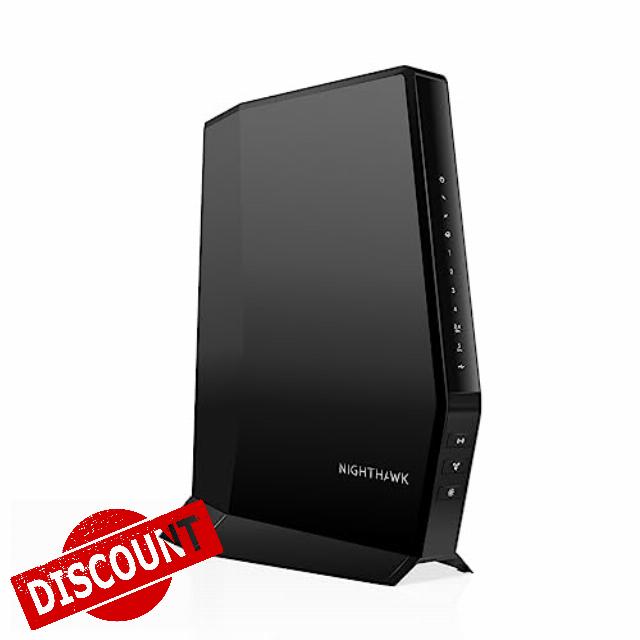 NETGEAR Nighthawk Modem Router Combo (CAX30) DOCSIS 3.1 Cable Modem and WiFi 6 Router - AX6000 6.0 Gbps - Compatible with Xfinity