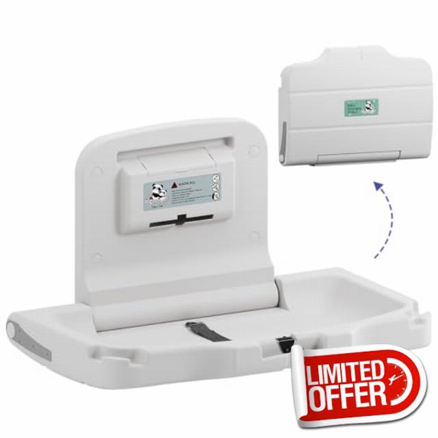 Horizontal Wall Mounted Baby Changing Station