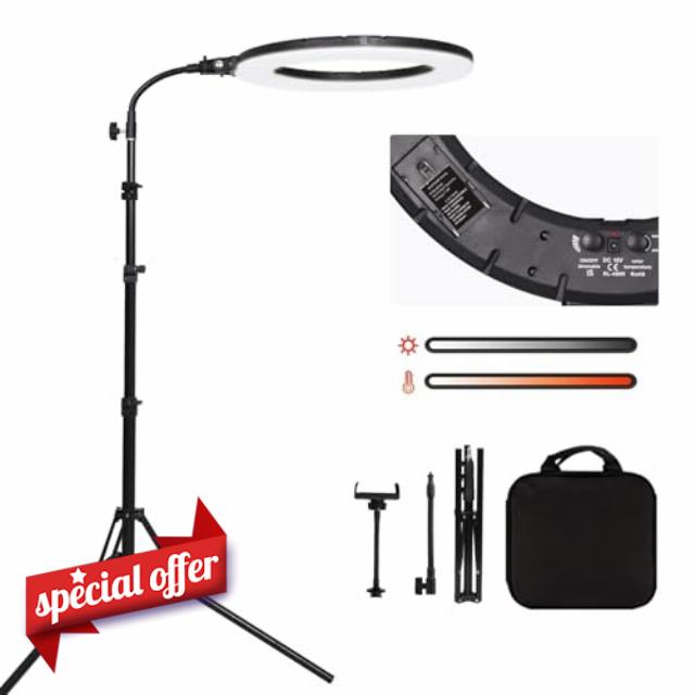 18" 60W LED Ring Light with Light Stand