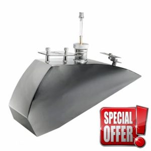 Stainless Steel Gas Fuel Tank for Coleman BT200X 196cc Hisun HS200-7 Mini bike parts