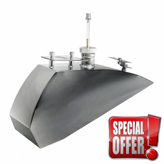 Stainless Steel Gas Fuel Tank for Coleman BT200X 196cc Hisun HS200-7 Mini bike parts