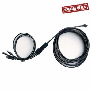 TREBLEET VR Headset Cable and 3in1 Short Cable for Valve Index Virtual Reality Headset with Display Port and USB Port