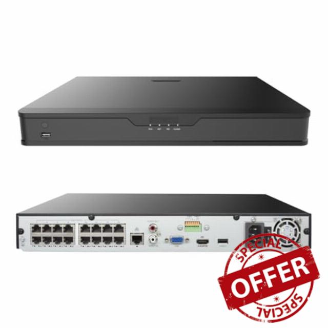 16 Channel 4K PoE Network Video Recorder NVR