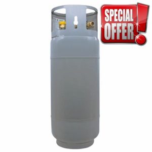 Flame King 43.5LB Steel Forklift Propane Tank with Gauge