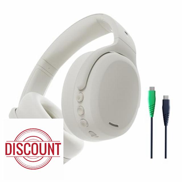 Skullcandy Crusher ANC 2 Over-Ear Noise Canceling Wireless Headphones with Sensory Bass and Charging Cable