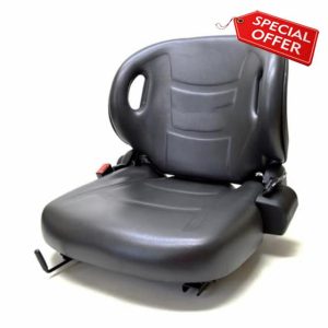 WFLNHB Universal Forklift Seat with Retractable Seat Belt Switch Replacement for Toyota Forklift Clark