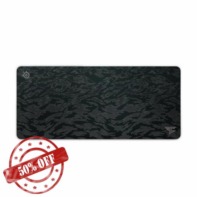 Steel Series QcK XXL Gaming Surface - FaZe Clan Edition – XXL Thick Cloth – Sized to Cover Desks – Optimized For Gaming Sensors