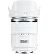SIRUI Sniper 16mm Autofocus Lens, F1.2 Wide Angle APS-C Camera Lens for A5 A6 A7 FX A9 ZV-E Serie...