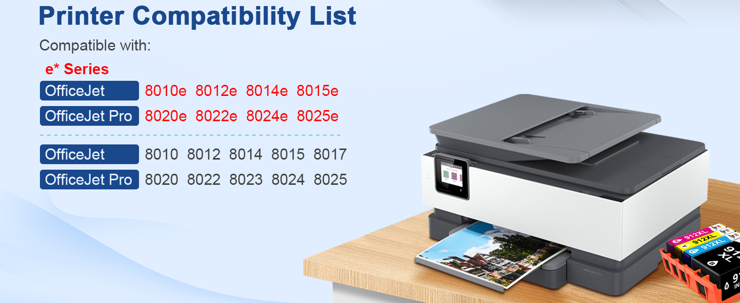 HP 912 Ink Cartridges 912XL Multipack