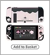 GeekShare Silicone Cross D-Pad Button Caps Set Joystick Cover - Cute ABXY Key Buttons Sticker Com...