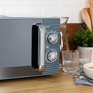 Russell Hobbs Inspire 17 Litre Grey Manual Microwave