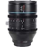 SIRUI Saturn 35mm, 50mm, 75mm Lens Set T2.9 1.6X Full Frame Carbon Fiber Anamorphic Lens, Cine Le...