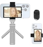Newmowa Selfie Light, Rechargeable Clip on Phone Light with Smart Light Sensor for Phone/Laptop/T...