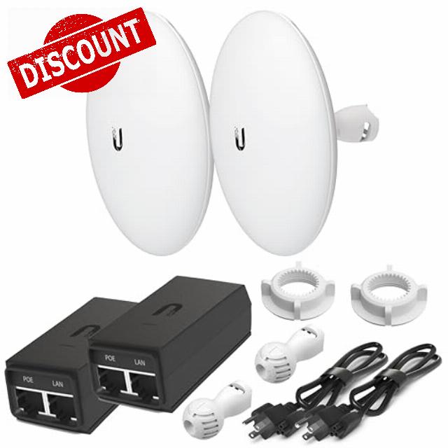 Wireless Bridge NBE-M5-16 Pre-Configured Bundle of 2