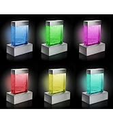 Primrose Aries Curved Bubble Water Wall with Colour Changing Lights