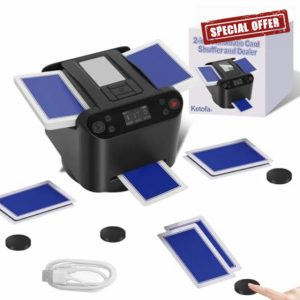 Automatic Card Shuffler and Dealer Machine for Uno