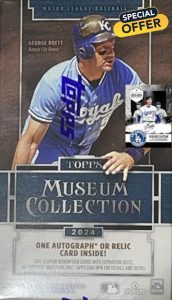 BRAND NEW 2024 Topps MUSEUM COLLECTION Baseball Factory Sealed HOBBY MINI-BOX - Each Mini-Box contains One Autographed Relic Card