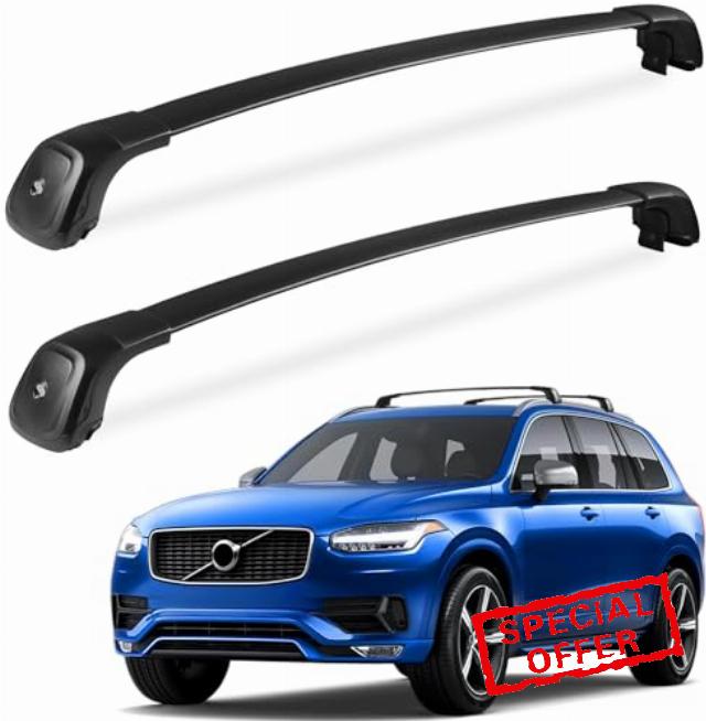 FengYu Roof Rack Cross Bars 260lbs Compatible with Volvo XC90 2016-2024