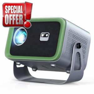 【Auto Focus/Keystone】NISOO 4K Projector