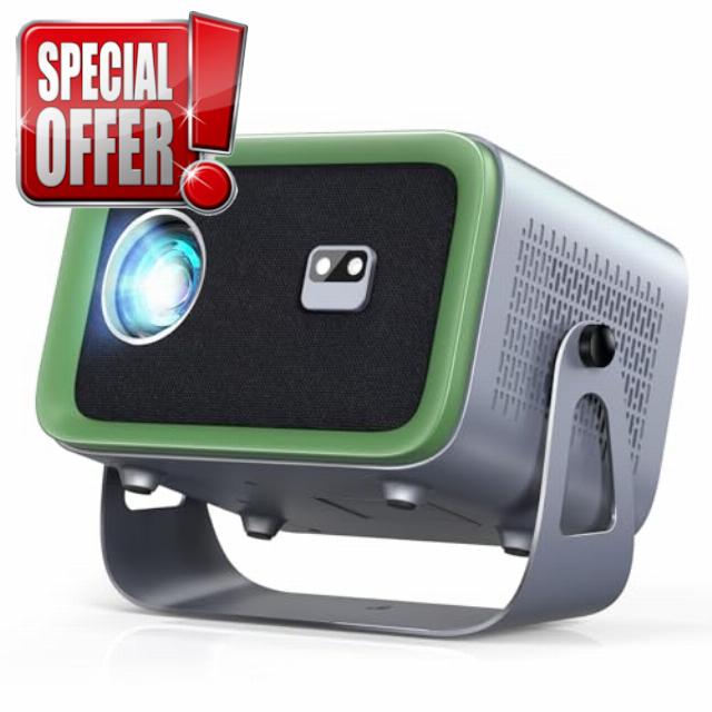 【Auto Focus/Keystone】NISOO 4K Projector