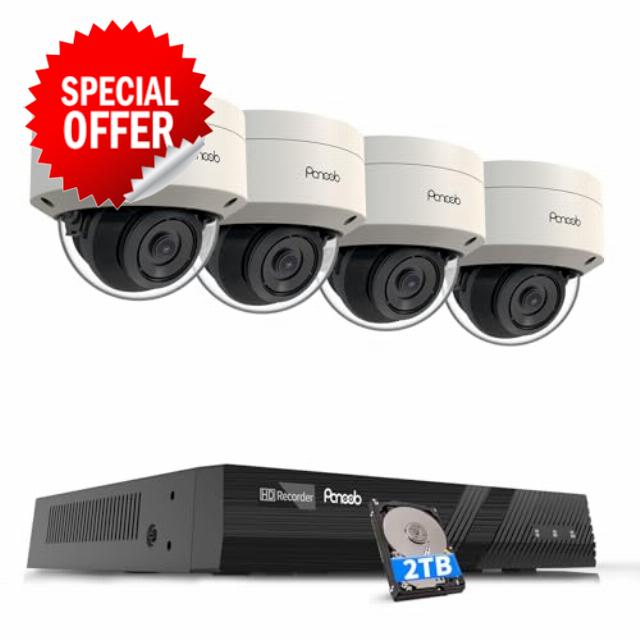 5MP Home Security Camera Systems