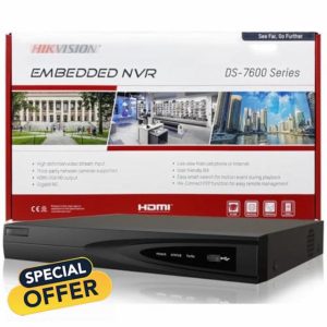 DS-7604NI-Q1/4P HIKV 4 Channel 4 PoE 4K Network Video Recorder NVR