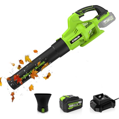 ETOOLAB Handheld Blower 6 Speed for Garden Yard Patio Snow Cleaning