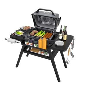 Adjustable Grill Cart Table for Ninja XSKUNSTAND OG700 OG800 OG900 SER