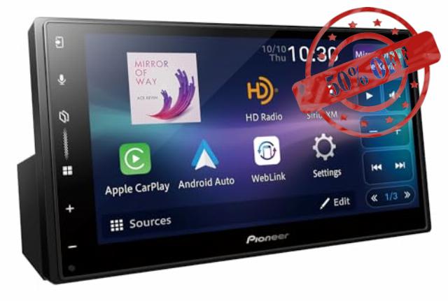 Pioneer DMH-W3050NEX 6.8" Double Din Multimedia Digital Media Receiver