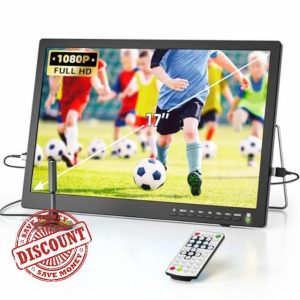 Desobry 17" Portable TV with Antenna