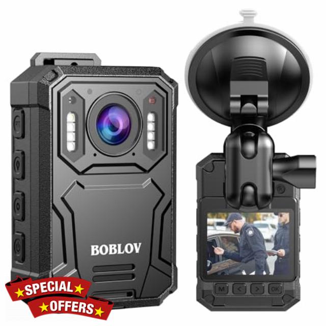 BOBLOV KJ23Pro 2K Body Camera