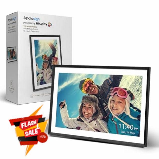 Nixplay 10.1" Digital Picture Frame by ApoloSign