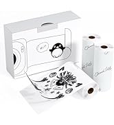 Phomemo Colorful Solid Printing Paper - 3 Rolls self-Adhesive Thermal Paper, Compatible with Phom...