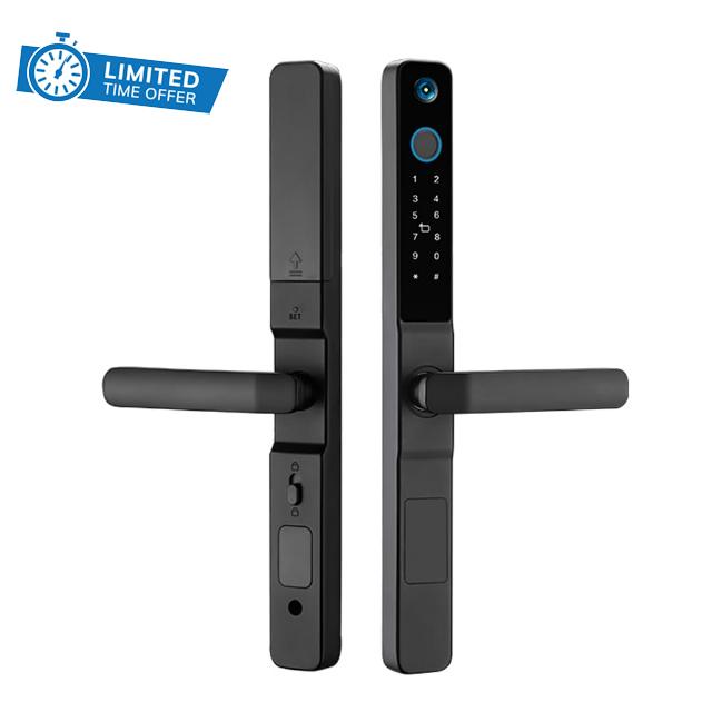 Smart Fingerprint Door Lock with Doorbell Camera