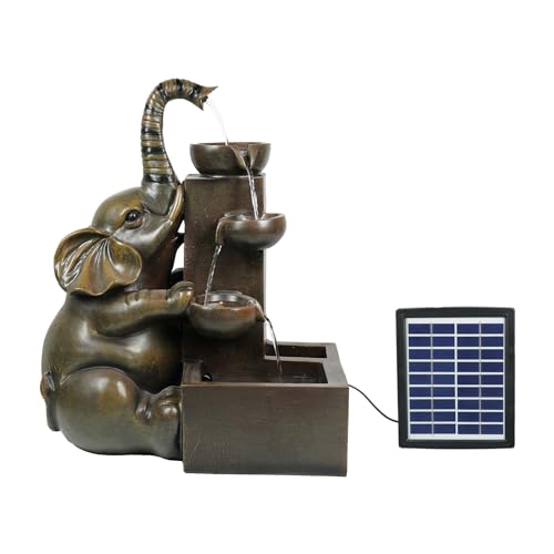 20" Solar Powered Fountain with Solar Panel & Pump
