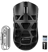 ATTACK SHARK R3PRO 46g SUPERLIGHT Magnesium Alloy Mouse, 8000Hz Wireless Polling Rate, 26000DPI, ...