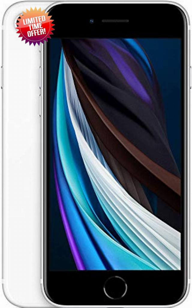 Apple iPhone SE (2nd Gen) 64GB - White (Renewed)