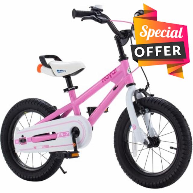 Royalbaby Freestyle-7 Toddlers Kids Bike 12 Inch Wheel Dual Handbrakes Bicycle Beginners Boys Girls Ages 3-4 Years