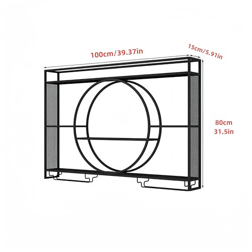 Modern Large Capacity Bar Liquor Bottle Display Shelf for Home Bar