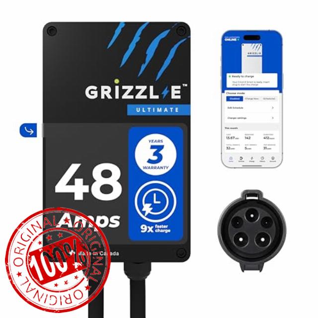 Grizzl-E 48A Ultimate Level 2 Fast Electric Vehicle (EV) Charger