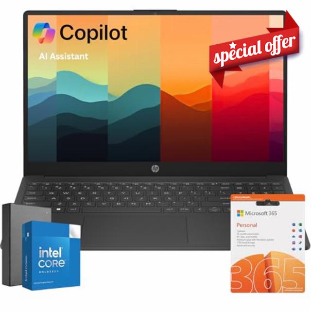 Hp Newest 15.6" Multitasking Slim Laptop