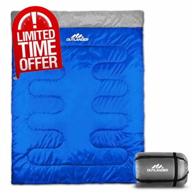Sleeping Bags for Adults 3 Season Backpacking Lightweight Waterproof Cold Weather Sleeping Bag for Kids Warm Camping Hiking Outdoor Travel Hunting with Compression Bags