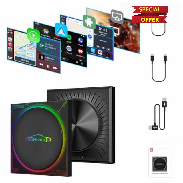 5IN1 Wireless CarPlay Android Auto Adapter