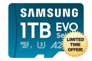 SAMSUNG EVO Select microSD Memory Card + Adapter