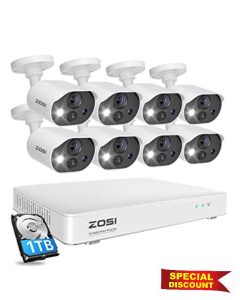 ZOSI C303 Home Security Camera System with Audio
