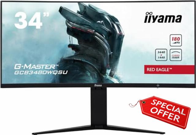 G-Master GCB3480WQSU-B1 34" Curved 1500R VA LCD