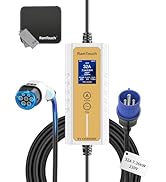 RamTouch EV Charger Cable Type 2 to 3 Pin Plug - 7.4kW 6.5M 32A CEE Plug,8-32A with Memory Curren...