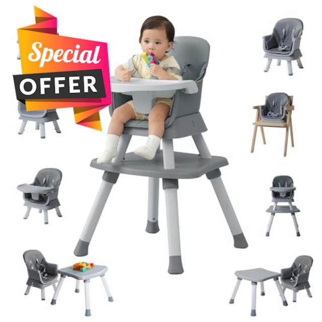 8 in 1 HighChairs for Babies and Toddlers