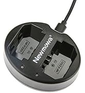 Newmowa Smart LCD Display Dual USB Charger for Canon LP-E6,LP-E6N and Canon EOS 5DS R, EOS 5DS, E...